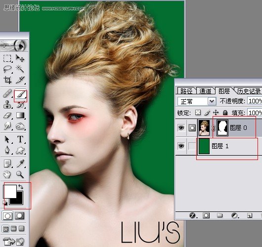 Photoshopٳɫںϵͷ˿