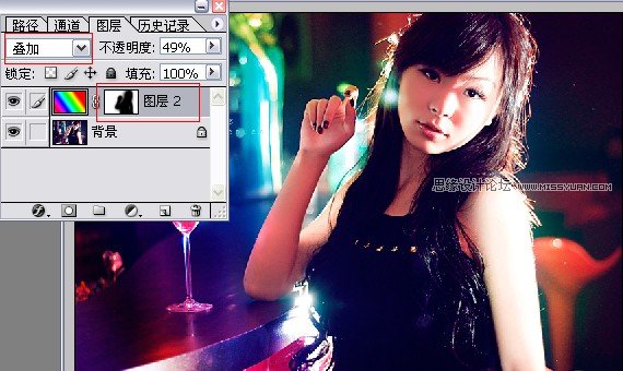 Photoshop为照片添加梦幻光斑效果