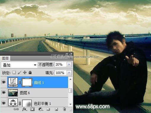 Photoshop把手机照片处理成泛黄的签名效果