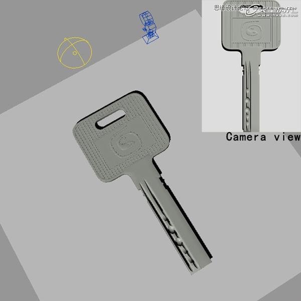 3dmax实例教程:《金属钥匙》的质感表现解析