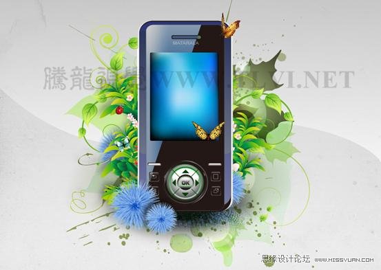 Illustrator CS5教程:巧用渐变填充设计手机广告
