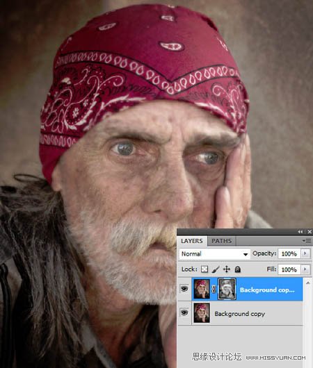 Photoshop快速打造人像HDR图片效果