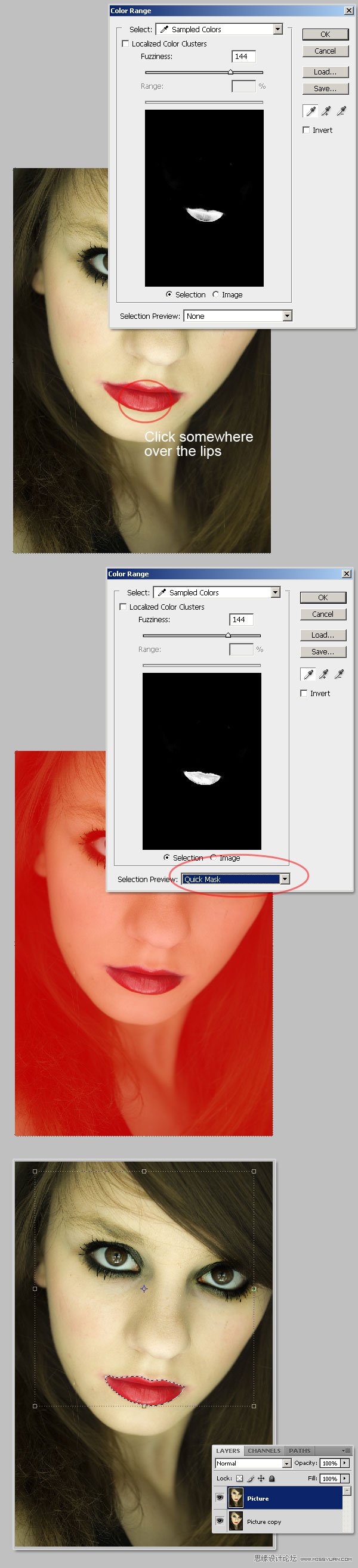 Photoshop制作哥特风格人像效果