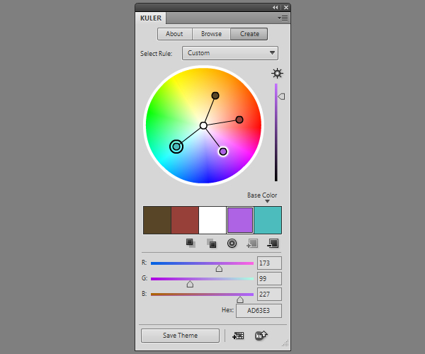 ʹAdobe KulerǿPhotoshopɫʹʽ