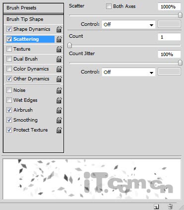 Photoshop制作粒子发光的艺术字教程