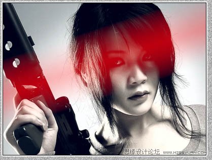 Photoshop调出人物冷酷的暗调质感色效果