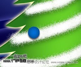 Photoshop绘制矢量风格的圣诞树