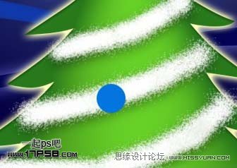 Photoshop绘制矢量风格的圣诞树