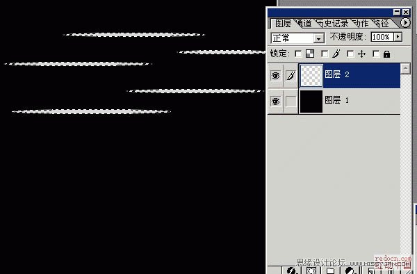 Photoshop使用滤镜制作绚丽的激光效果