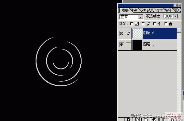 Photoshop使用滤镜制作绚丽的激光效果