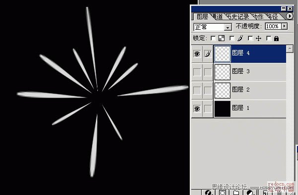 Photoshop使用滤镜制作绚丽的激光效果