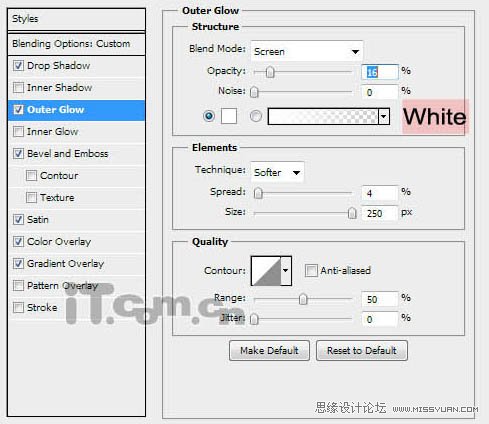 Photoshop制作发着蓝光的金属立体字