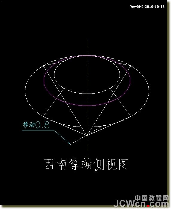 AutoCAD建模教程:绘制八心八箭的钻石