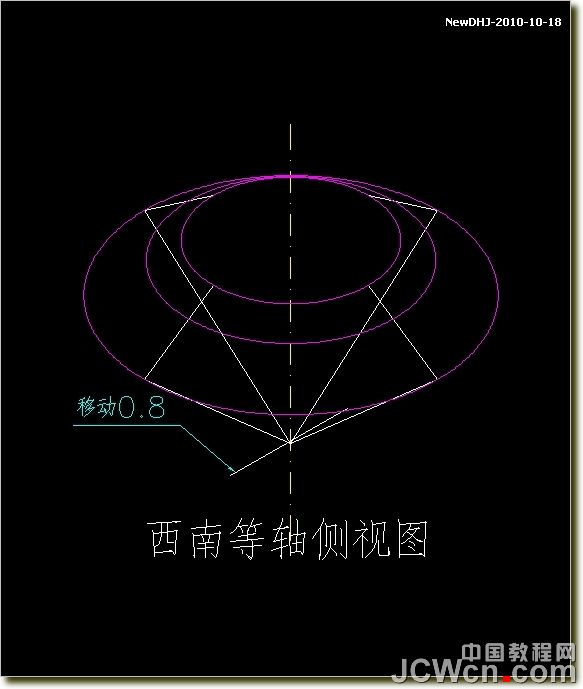 AutoCAD建模教程:绘制八心八箭的钻石