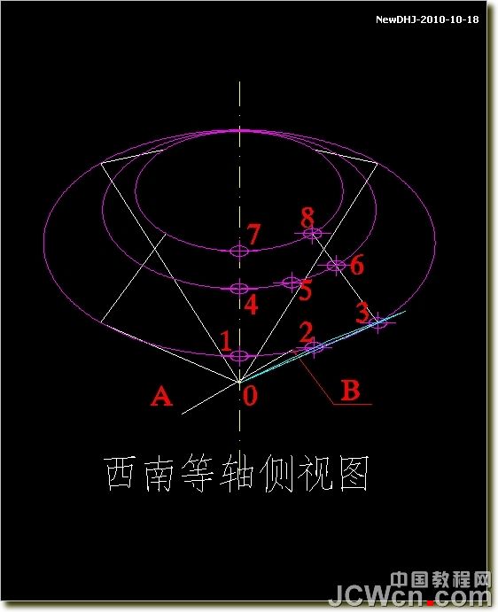 AutoCAD建模教程:绘制八心八箭的钻石