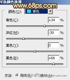 Photoshop调出草原婚片暗红色调