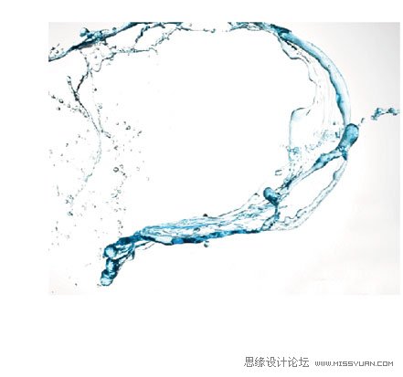 Photoshop制作奇趣的水花艺术字