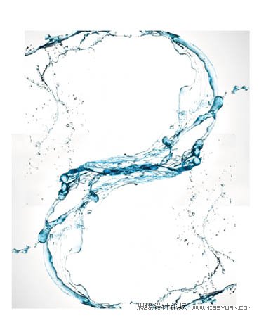 Photoshop制作奇趣的水花艺术字