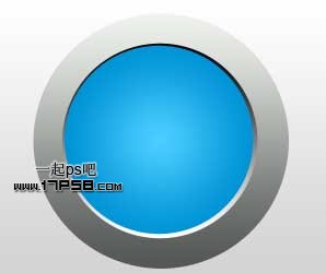 Photoshop制作一个蓝色的电子邮件标志