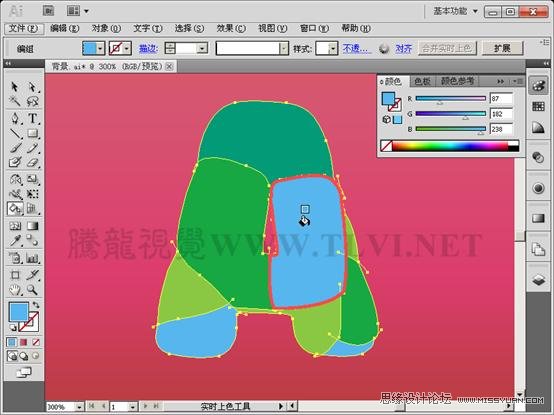 Illustrator CS5教程:快速学习AI的上色手法