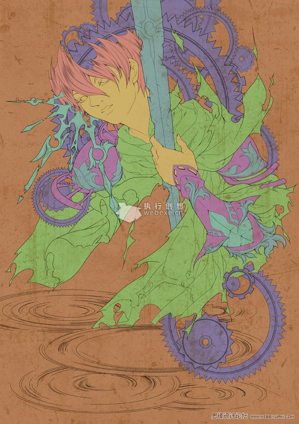 IllustStudio教程:《回到过去的巡礼》绘制流程解析