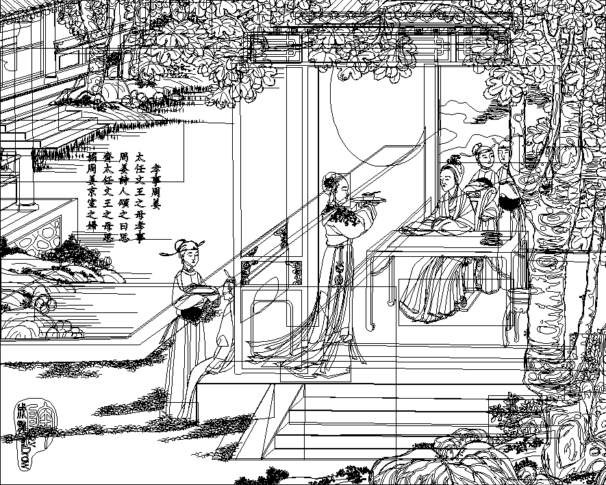 CorelDRAW临摹工笔重彩画教程