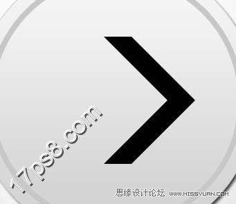 Photoshop打造矢量风格的箭头点击按钮