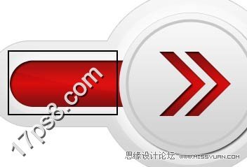 Photoshop打造矢量风格的箭头点击按钮