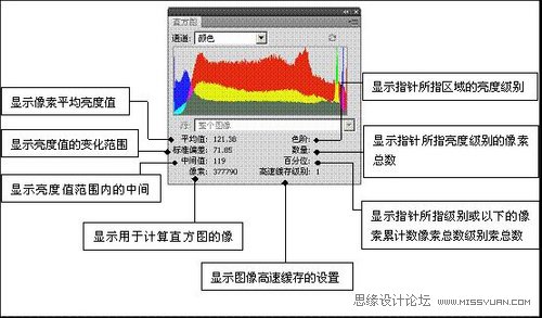 Photoshop使用直方图分析图像色彩