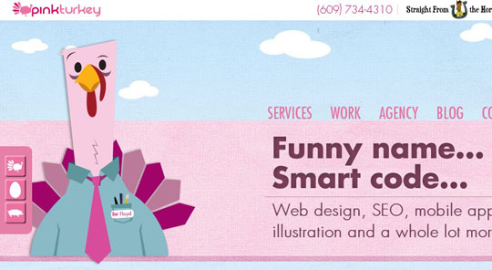 45个使用角色插画的网页设计欣赏 - 设计欣赏 
