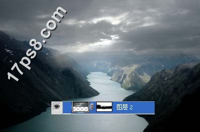 Photoshop合成美丽河谷场景教程