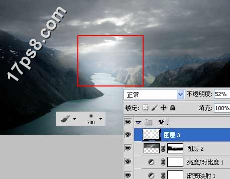 Photoshop合成美丽河谷场景教程