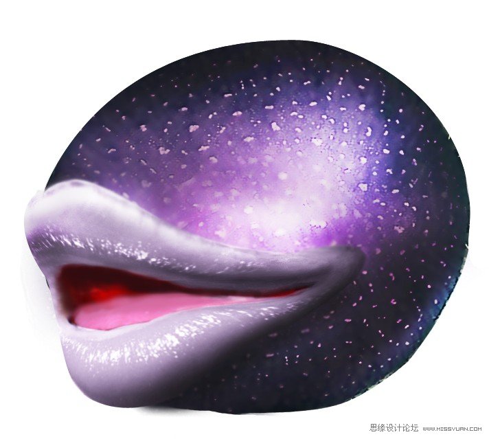 Photoshop绘制植物人大战僵尸中的食人花