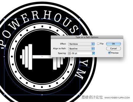 Photoshop设计复古风格的LOGO教程