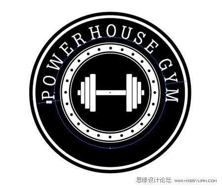 Photoshop设计复古风格的LOGO教程