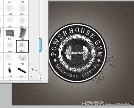Photoshop设计复古风格的LOGO教程
