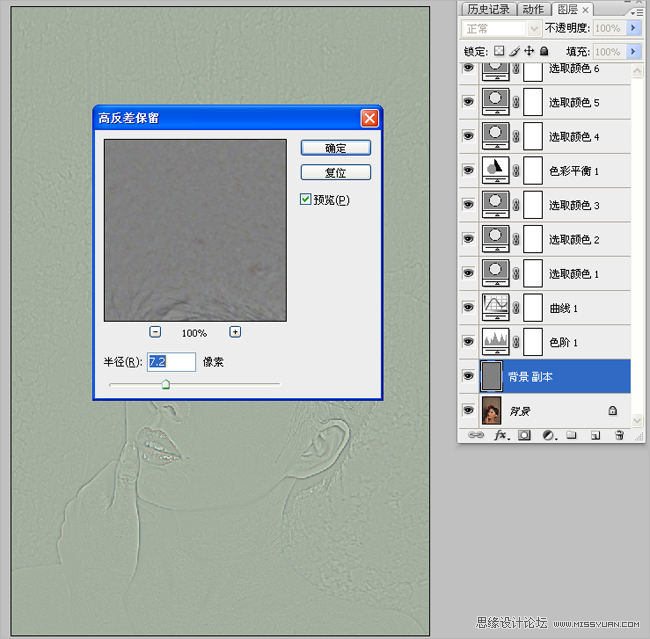 Photoshop影楼后期处理之复古油画效果