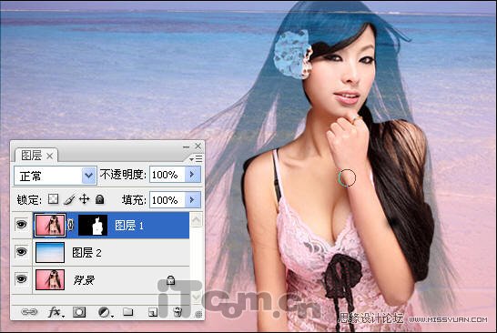 Photoshop使用颜色范围给美图抠图