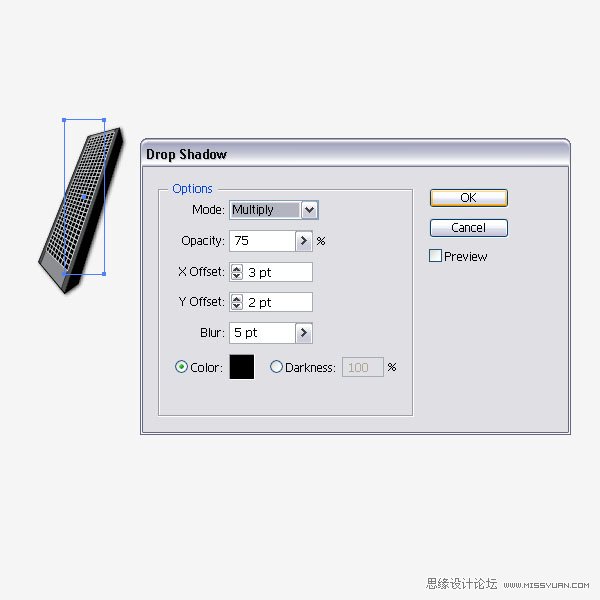 Illustrator教程:绘制城市中的高楼大厦