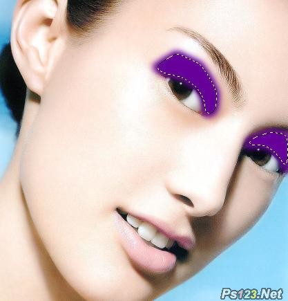 Photoshop简单方法给美女上妆
