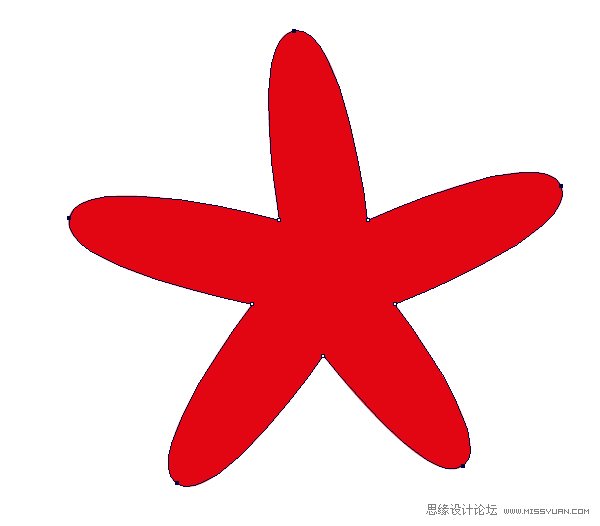 Illustrator绘制立体真实的海星教程