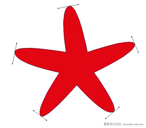 Illustrator绘制立体真实的海星教程