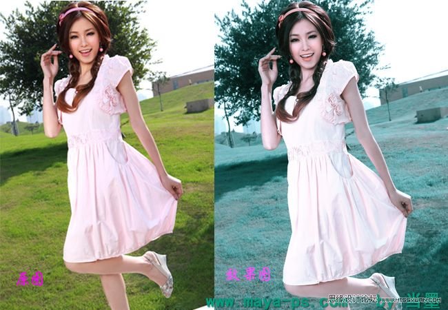 Photoshop򵥼ΪƬӵɫ