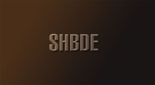 Photoshop制作折射效果的立体字