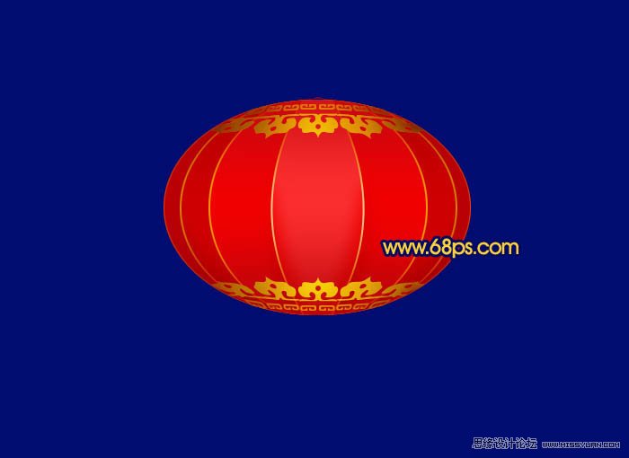 Photoshop绘制喜庆的中秋灯笼教程
