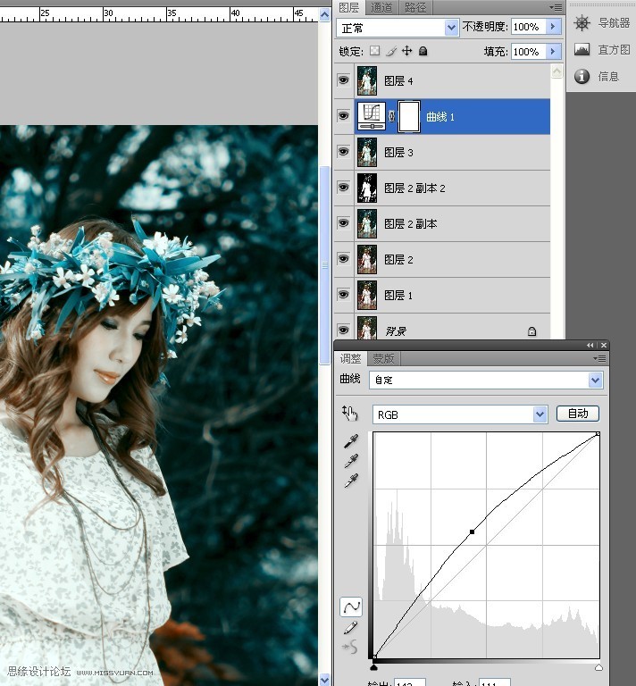 Photoshop调出水灵灵美女阿宝色效果