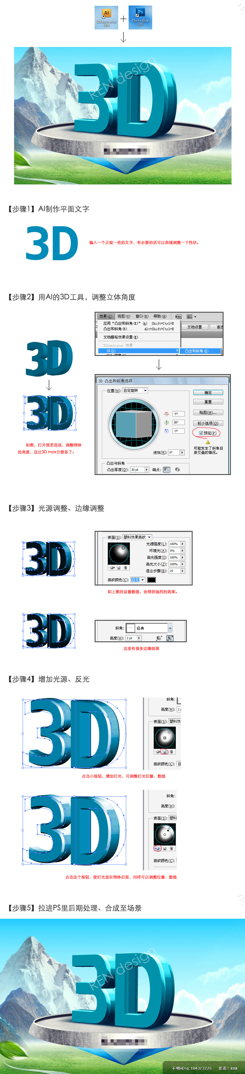 IllustratorPSʸе3D