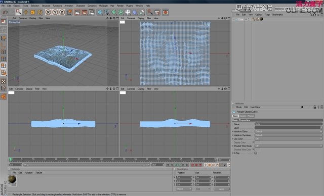 Cinema 4D 绘制3D草坪