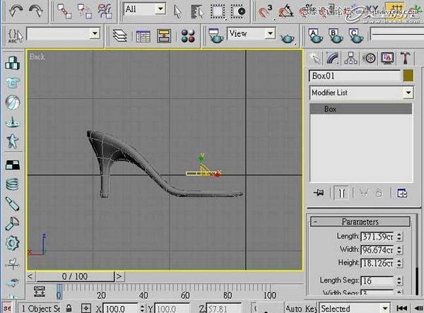 3ds Max教程:制作精美可爱的高跟鞋