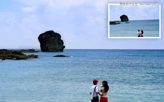 Photoshop简单给偏歪的照片扶正,PS教程,图老师教程网